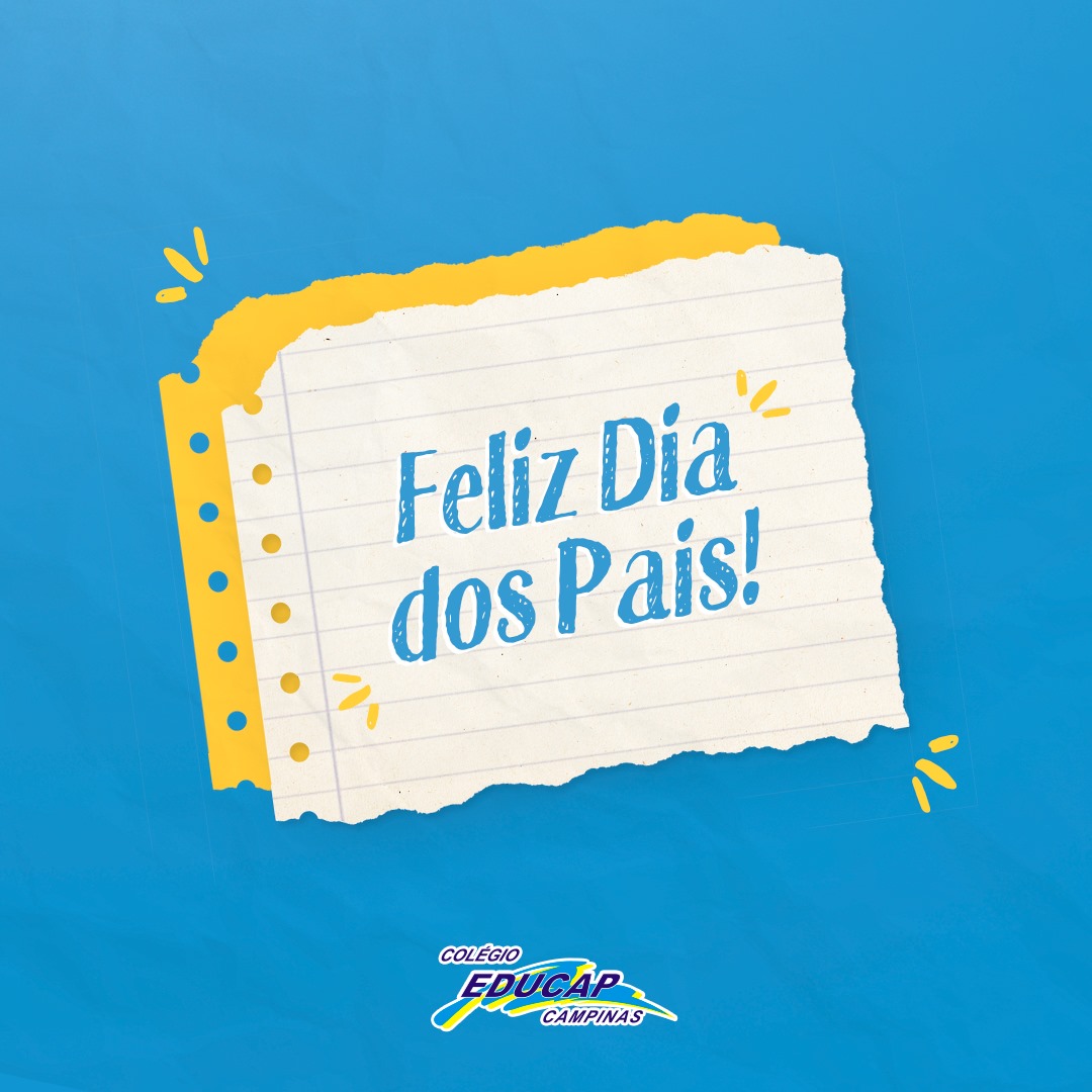 Feliz dia dos Pais