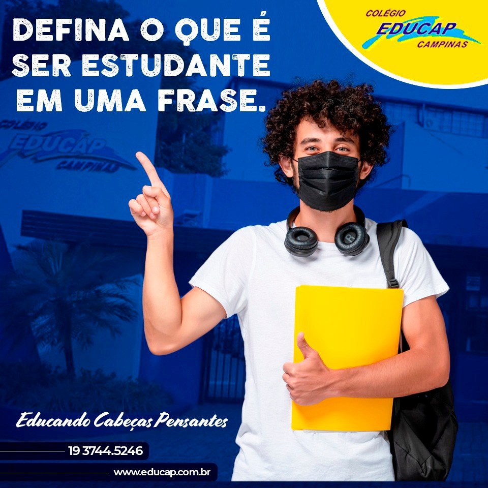 , Defina o que é ser estudante em uma frase.