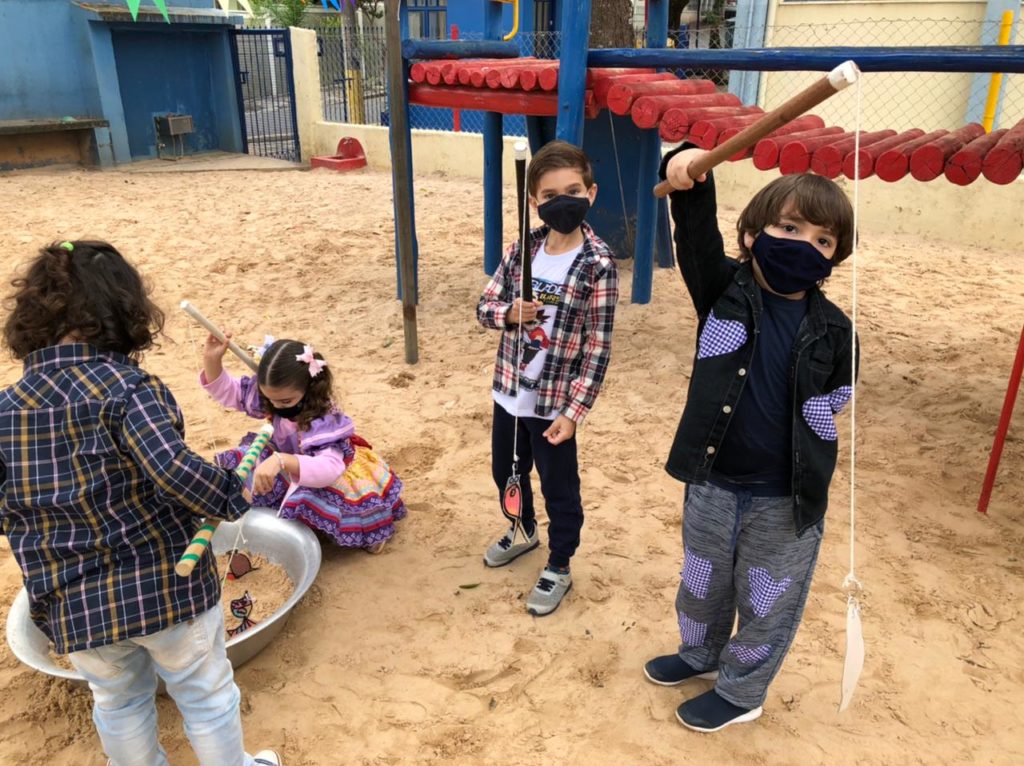 , As turmas da Educação Infantil do Educap já estão preparadas para nossa festa junina!