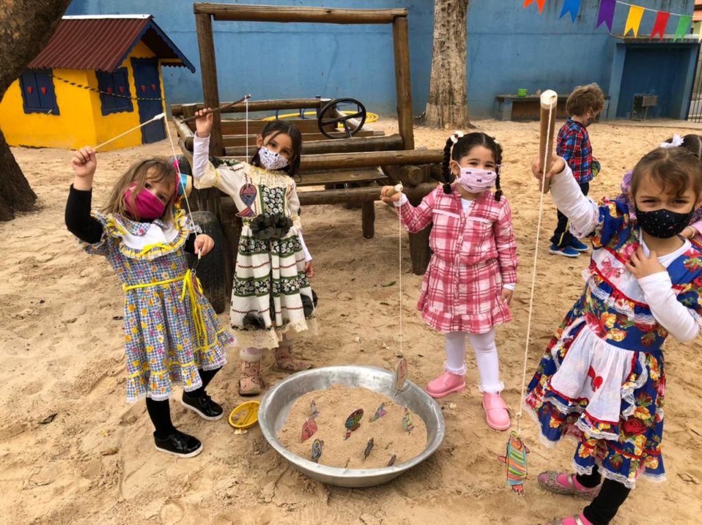 , As turmas da Educação Infantil do Educap já estão preparadas para nossa festa junina!