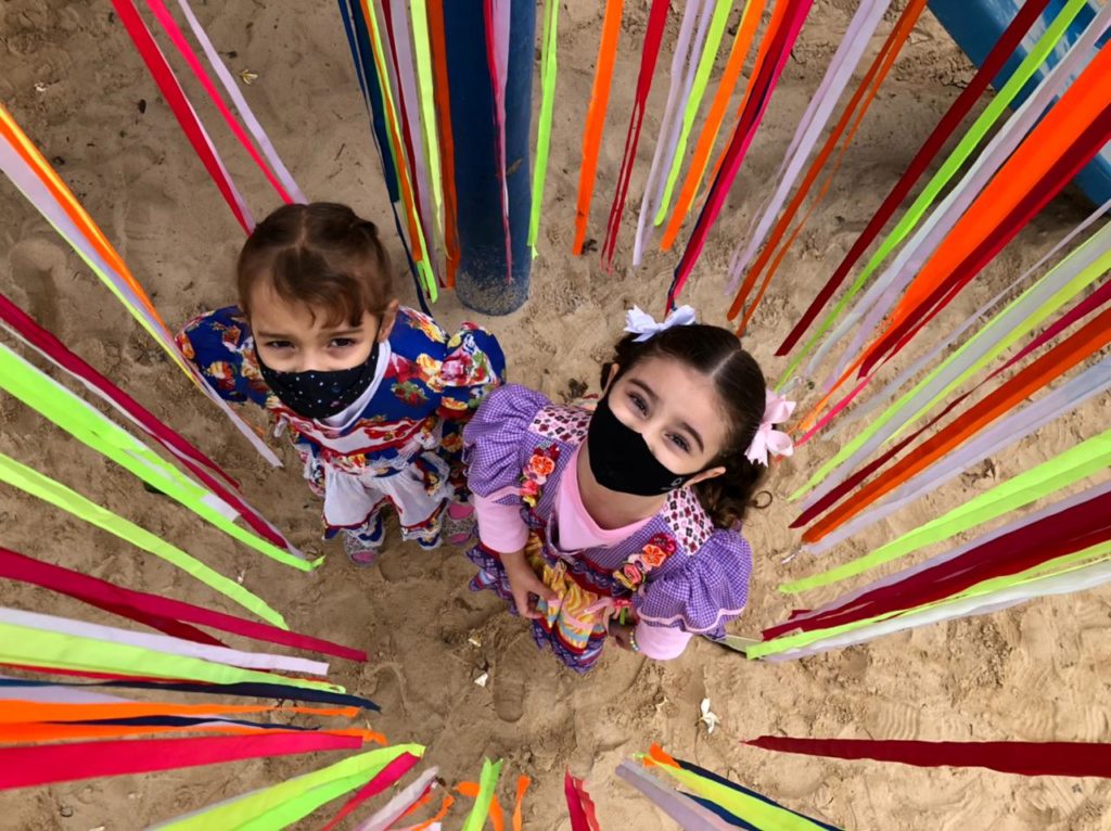 , As turmas da Educação Infantil do Educap já estão preparadas para nossa festa junina!